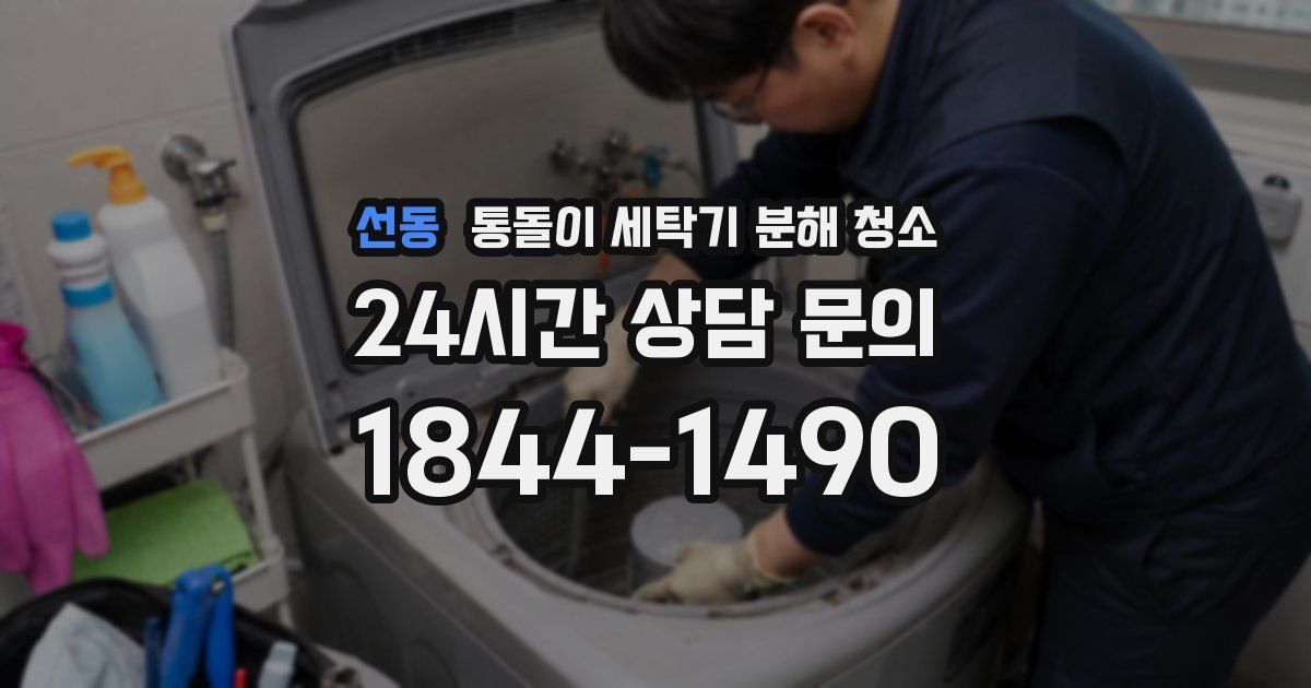 선동 통돌이 세탁기 분해 청소