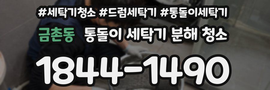 금촌동 통돌이 세탁기 분해 청소