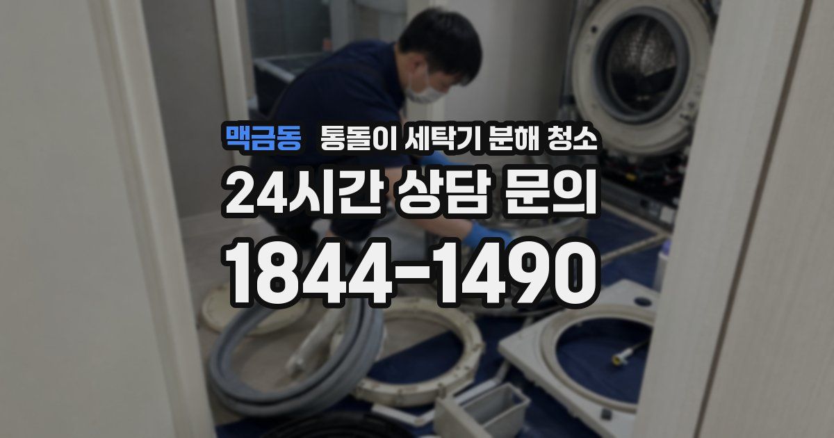 맥금동 통돌이 세탁기 분해 청소