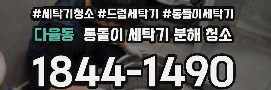 다율동 통돌이 세탁기 분해 청소