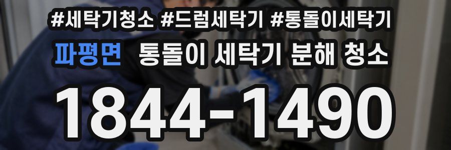 파평면 통돌이 세탁기 분해 청소