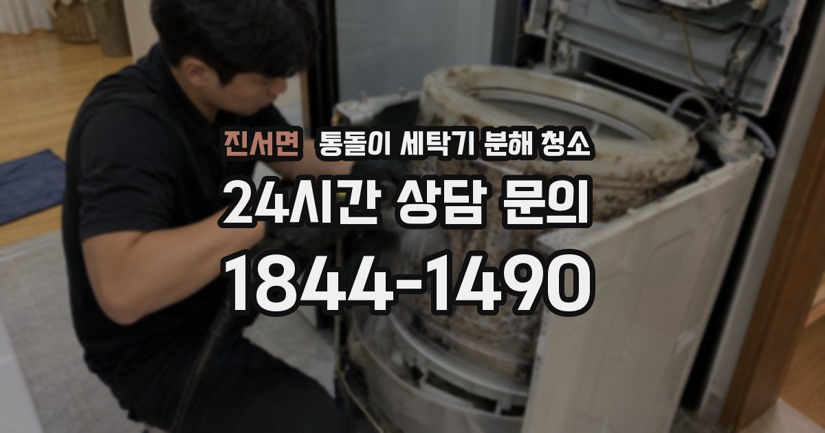 진서면 통돌이 세탁기 분해 청소