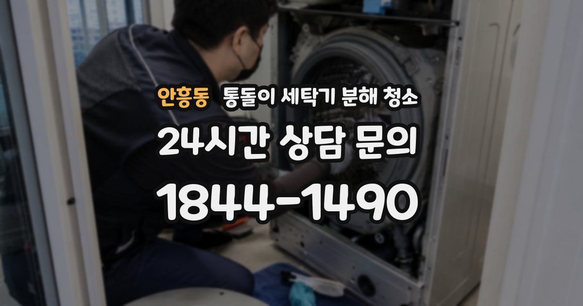 안흥동 통돌이 세탁기 분해 청소
