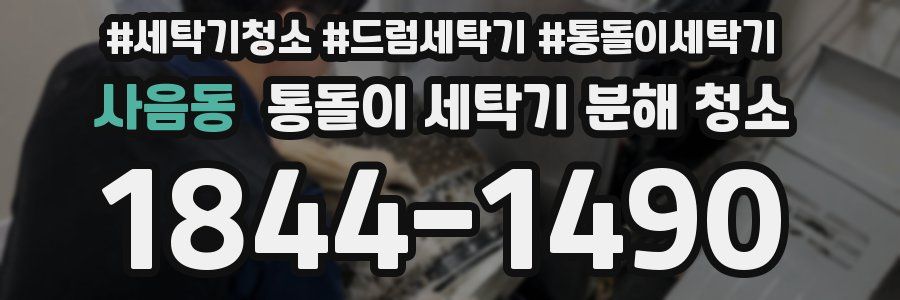 사음동 통돌이 세탁기 분해 청소