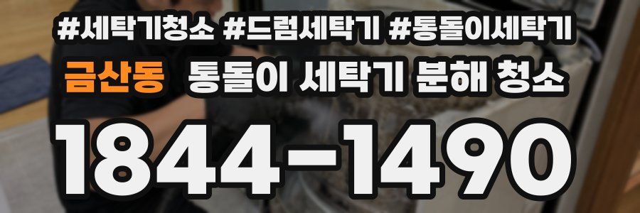 금산동 통돌이 세탁기 분해 청소