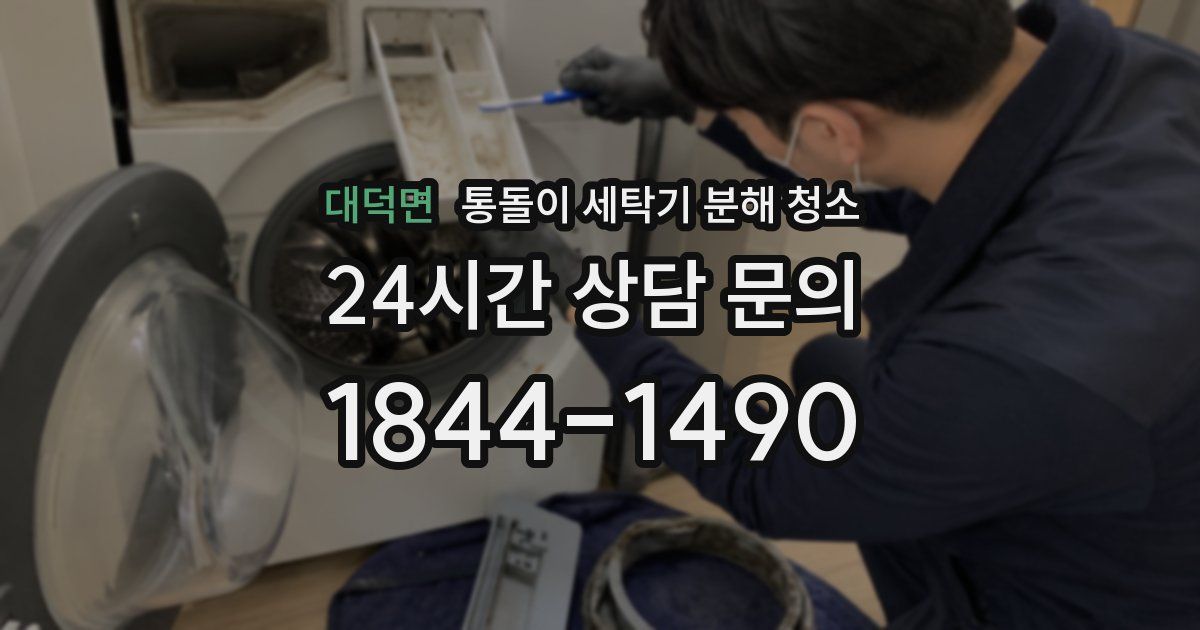 대덕면 통돌이 세탁기 분해 청소
