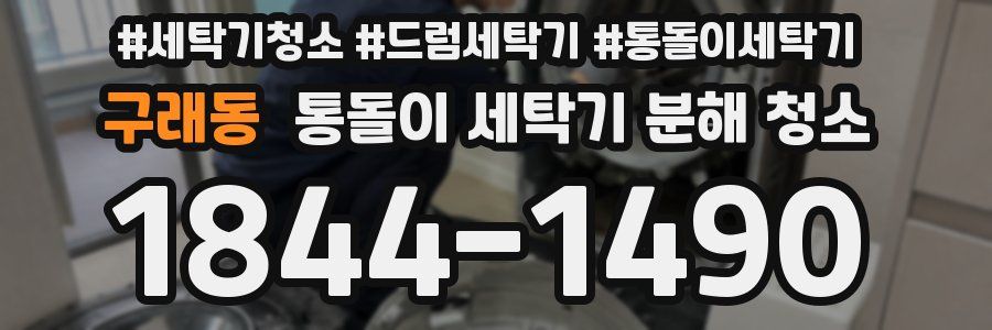 구래동 통돌이 세탁기 분해 청소