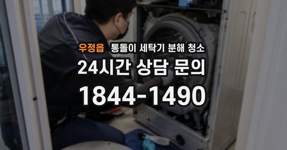 우정읍 통돌이 세탁기 분해 청소