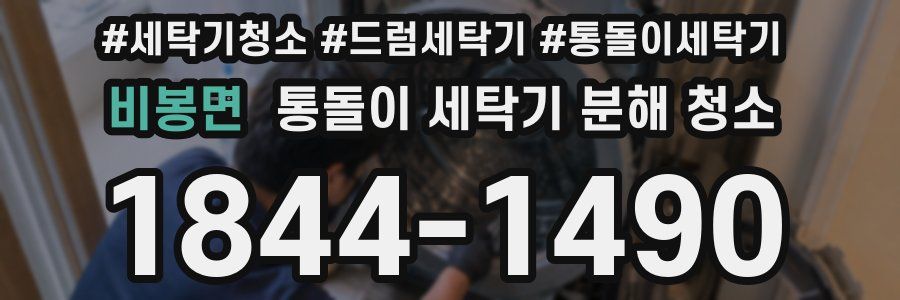 비봉면 통돌이 세탁기 분해 청소