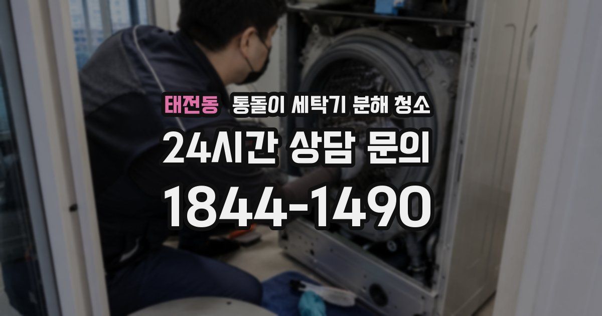 태전동 통돌이 세탁기 분해 청소