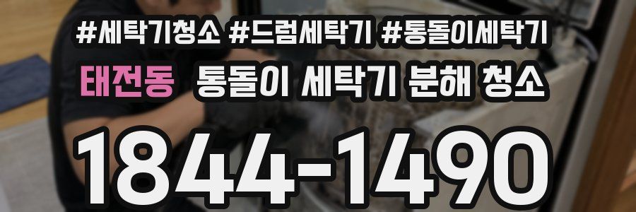 태전동 통돌이 세탁기 분해 청소