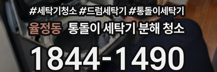율정동 통돌이 세탁기 분해 청소