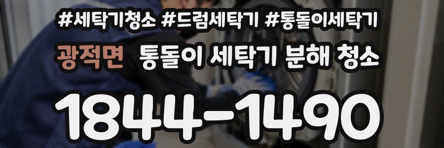 광적면 통돌이 세탁기 분해 청소