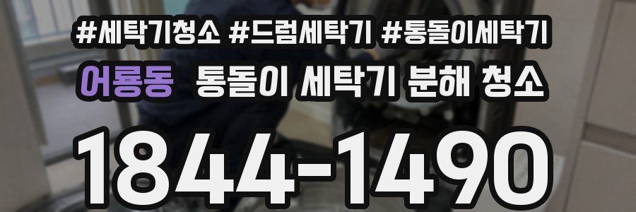 어룡동 통돌이 세탁기 분해 청소