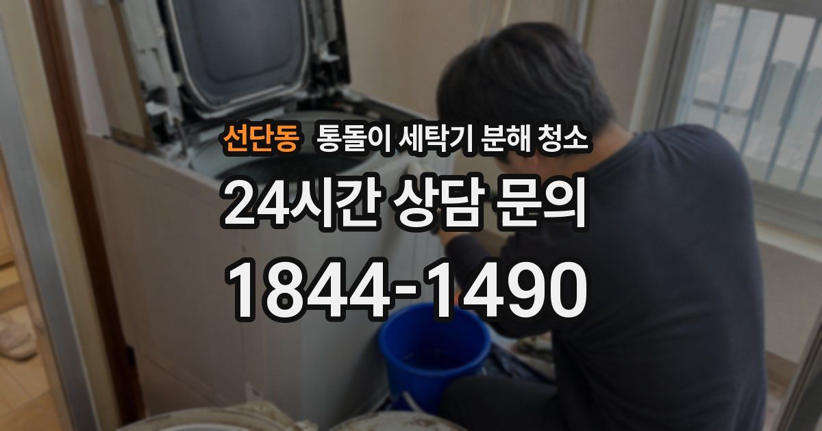 선단동 통돌이 세탁기 분해 청소