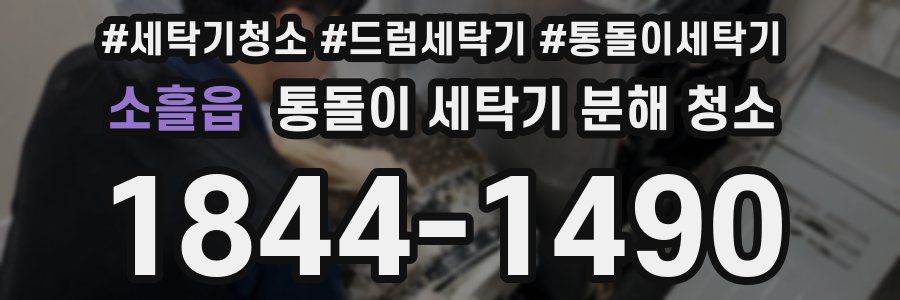 소흘읍 통돌이 세탁기 분해 청소