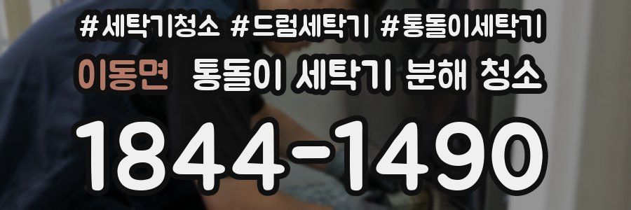 이동면 통돌이 세탁기 분해 청소
