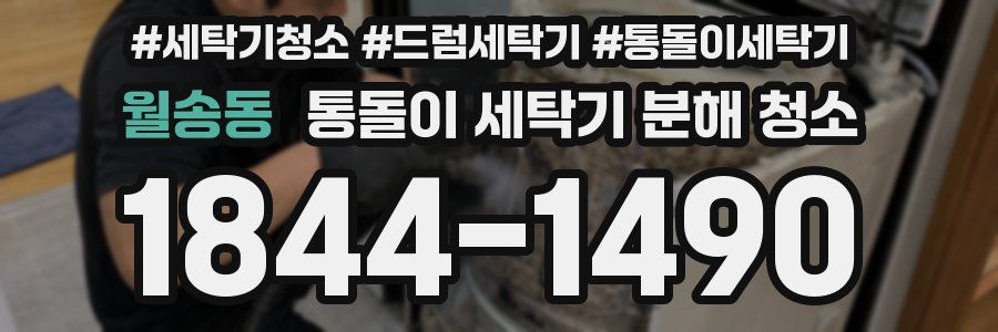 월송동 통돌이 세탁기 분해 청소