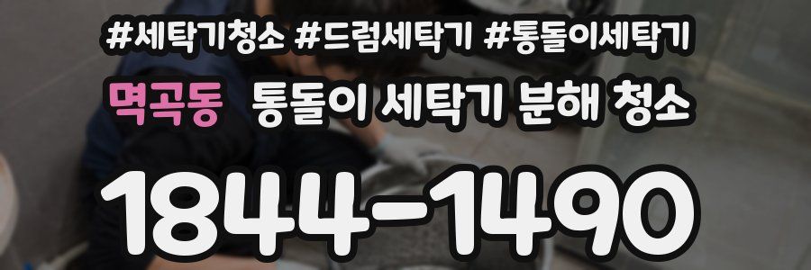 멱곡동 통돌이 세탁기 분해 청소