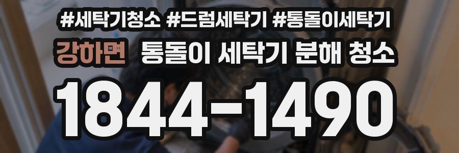 강하면 통돌이 세탁기 분해 청소