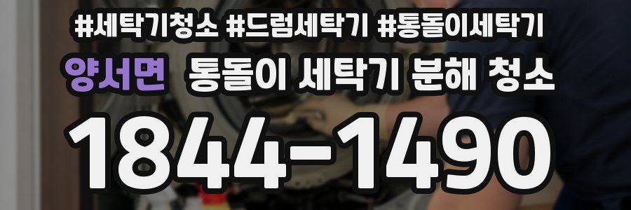 양서면 통돌이 세탁기 분해 청소