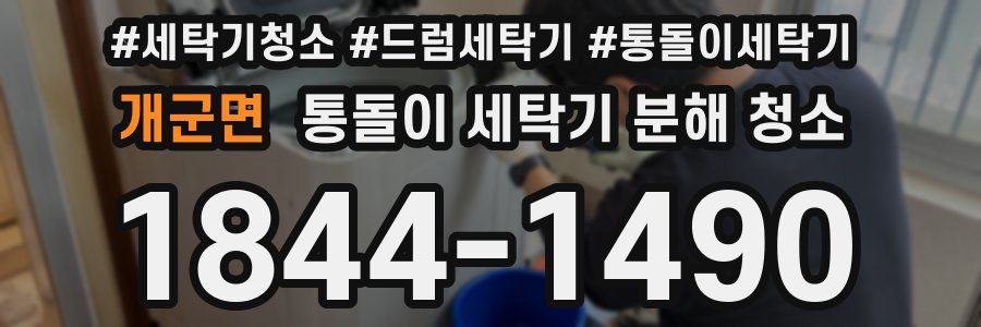 개군면 통돌이 세탁기 분해 청소
