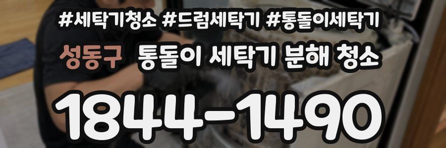 성동구 통돌이 세탁기 분해 청소