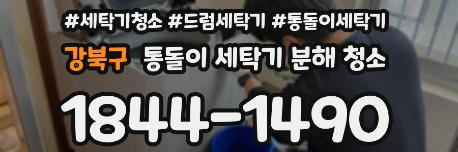 강북구 통돌이 세탁기 분해 청소