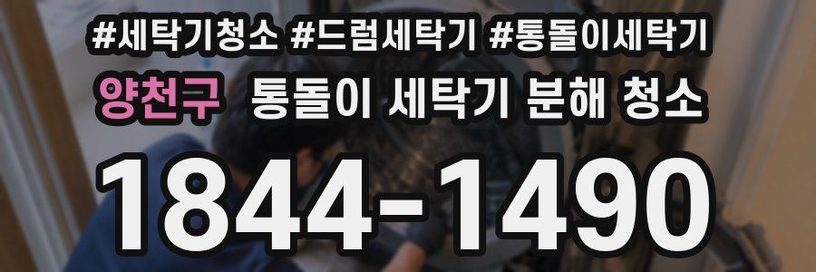 양천구 통돌이 세탁기 분해 청소