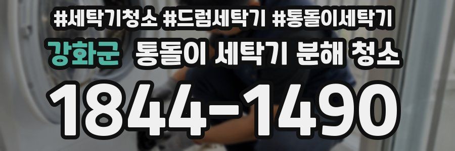강화군 통돌이 세탁기 분해 청소