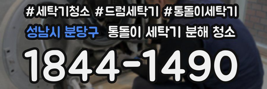 성남시 분당구 통돌이 세탁기 분해 청소