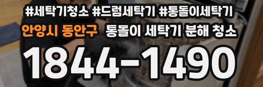안양시 동안구 통돌이 세탁기 분해 청소