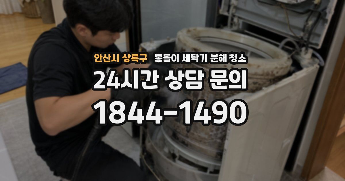 안산시 상록구 통돌이 세탁기 분해 청소