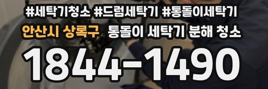 안산시 상록구 통돌이 세탁기 분해 청소