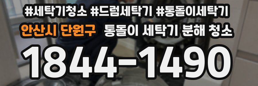 안산시 단원구 통돌이 세탁기 분해 청소