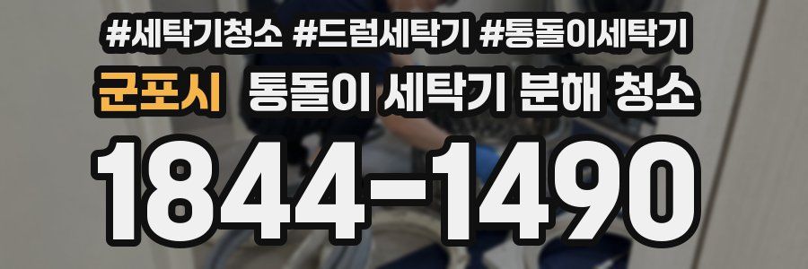 군포시 통돌이 세탁기 분해 청소