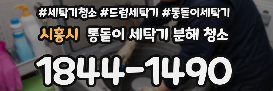 시흥시 통돌이 세탁기 분해 청소
