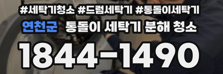 연천군 통돌이 세탁기 분해 청소