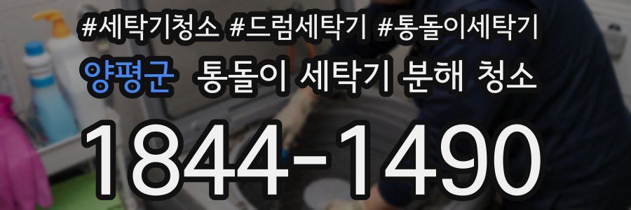 양평군 통돌이 세탁기 분해 청소