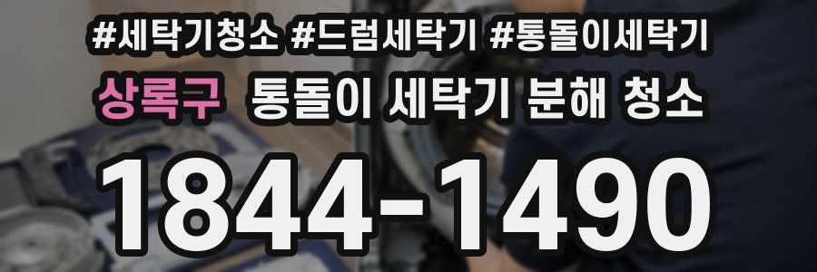 상록구 통돌이 세탁기 분해 청소
