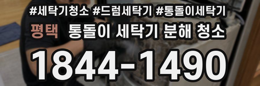 평택 통돌이 세탁기 분해 청소