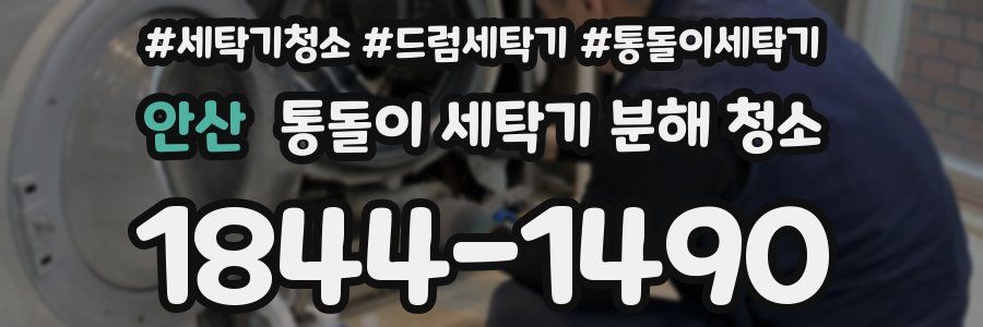 안산 통돌이 세탁기 분해 청소