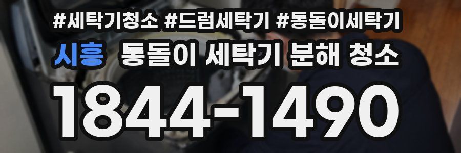 시흥 통돌이 세탁기 분해 청소
