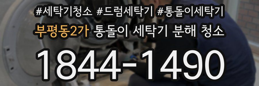 부평동2가 통돌이 세탁기 분해 청소