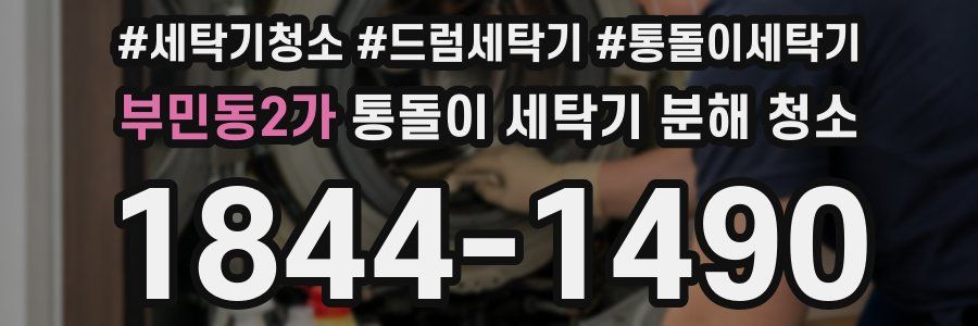 부민동2가 통돌이 세탁기 분해 청소