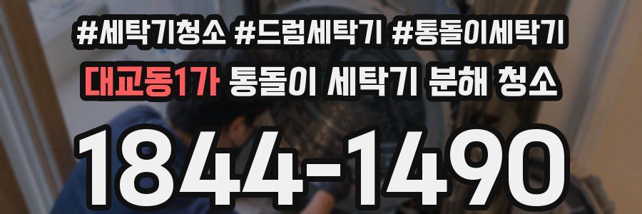 대교동1가 통돌이 세탁기 분해 청소