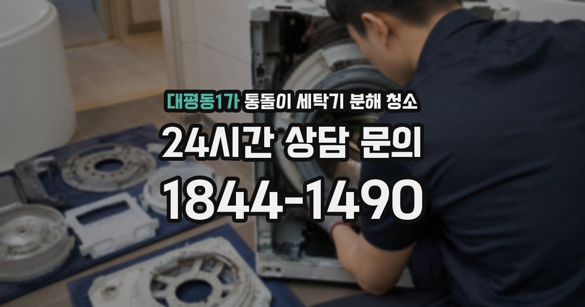 대평동1가 통돌이 세탁기 분해 청소