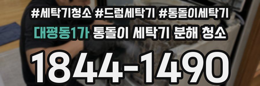 대평동1가 통돌이 세탁기 분해 청소