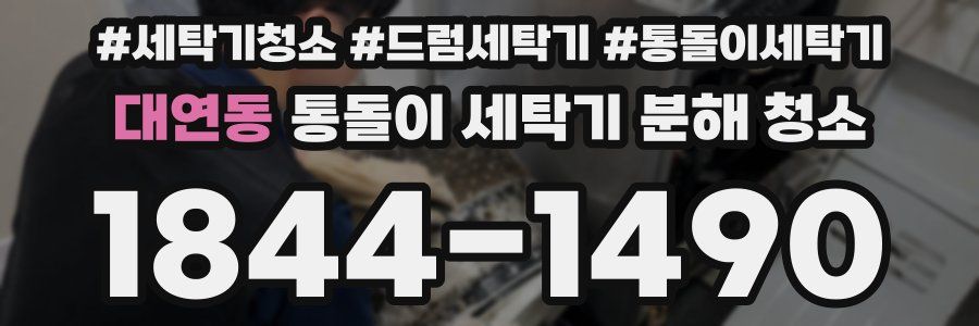 대연동 통돌이 세탁기 분해 청소