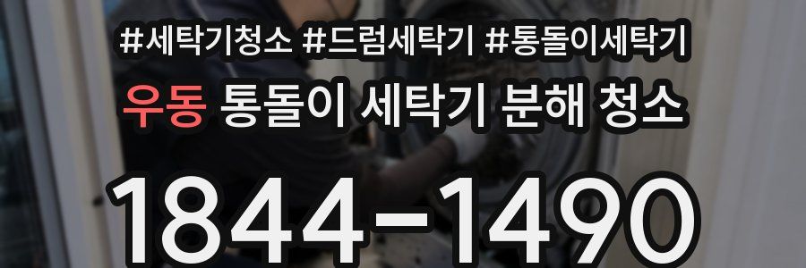 우동 통돌이 세탁기 분해 청소